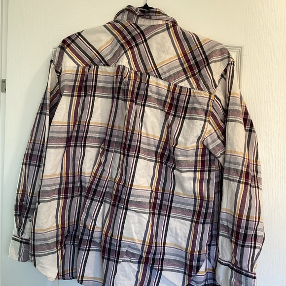 Time and Tru womens Plaid Shirt size XL EUC - Picture 2 of 3